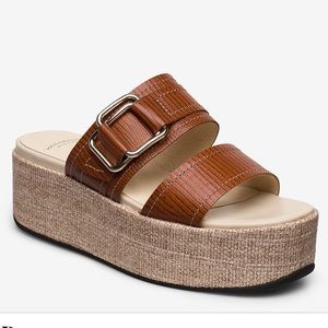 🆕 Vagabond Shoemakers Felicia Cognac Sandals Sz. 8 (38)